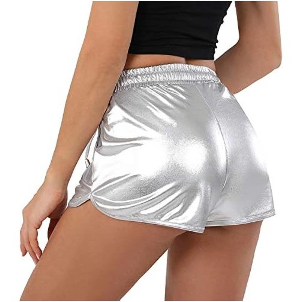NWOT CUTE Women's Metallic Shorts SIZE XS